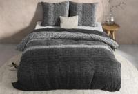 Dreamhouse DH Flanel Gradient Knits Antraciet 200 x 220 cm - thumbnail