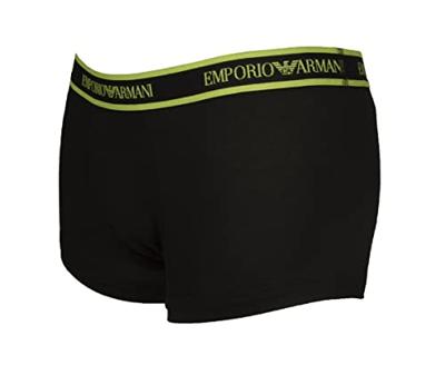 EA7 Emporio Armani Boxershorts 3-Pack Zwart/Groen - Maat M - Kleur: ZwartGroen | Soccerfanshop