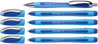 Schneider balpen Slider Memo, extra breed, blauw, 4 stuks + 1 Rave GRATIS - thumbnail