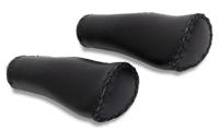 Selle Orient lederen handvatten set zwart 130 mm - thumbnail
