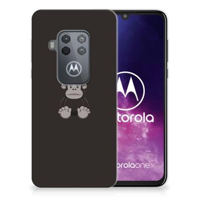 Motorola One Zoom Telefoonhoesje met Naam Gorilla Motorola One Zoom Telefoonhoesje met Naam Gorilla