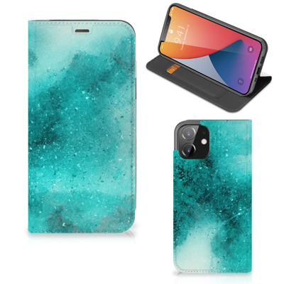 Bookcase iPhone 12 | iPhone 12 Pro Painting Blue Bookcase iPhone 12 | iPhone 12 Pro Painting Blue