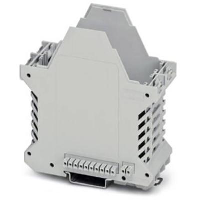 PHOENIX CONTACT ME 45 UT/FE BUS/10+2 KMGY draagrailbehuizing, behuizing deel met metalen voetsluiting, FE-contact, met ventilatiesleuven, 10+2 polen dwarsverbindingen, lichtgrijs