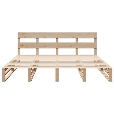 Bedframe zonder matras massief grenenhout 180x200 cm