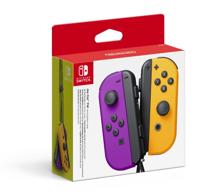 Coppia di Joy-Con sinistra neon viola e destra neon arancione destra - thumbnail