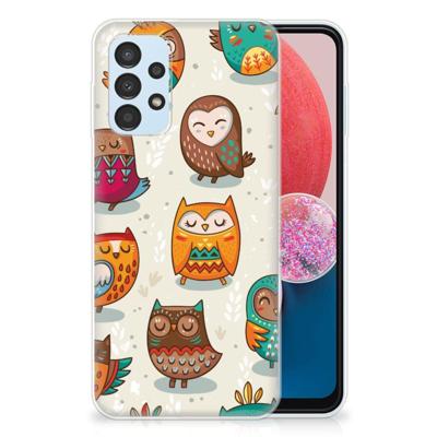 Samsung Galaxy A13 4G | TPU Hoesje | Vrolijke Uilen