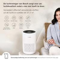 Bosch Home Comfort 7733703375 Air 2000i Luchtreiniger 37 m² Wit, Zwart - thumbnail
