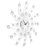 VidaXL Wandklok met quartz-mechanisme 50 cm modern ontwerp - thumbnail