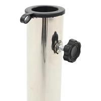 VidaXL Parasolvoet rond 20 kg graniet zwart - thumbnail