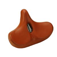 Fietszadel City Extra breed Bruin XXXXL Fietszadel met Gleuf Tegen Zadelpijn - thumbnail