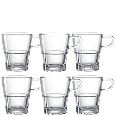 Leonardo Koffieglazen Senso - Stapelbaar - 250 ml - 6 stuks Leonardo Koffieglazen Senso - Stapelbaar - 250 ml - 6 stuks