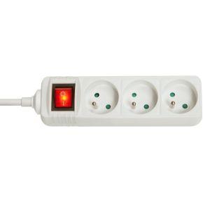 Lindy 73124 Binnen 3AC outlet(s) Wit power uitbreiding