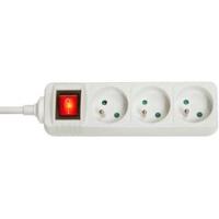 Lindy 73124 Binnen 3AC outlet(s) Wit power uitbreiding - thumbnail