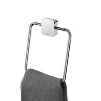 Handdoekring Geesa Topaz Vierkant Minimalistisch Chroom Geesa - thumbnail