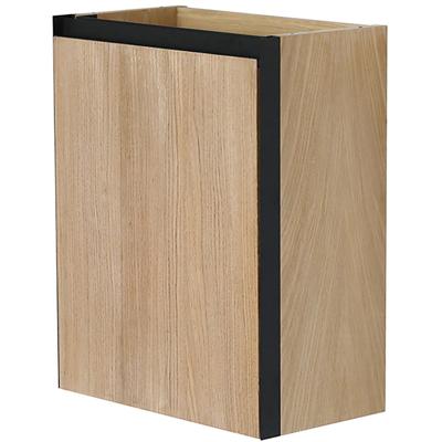 Wiesbaden Lotus Fonteinkast 40x21.8cm - Naturel Eiken & Zwart