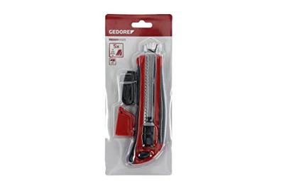 Cuttermes 5 klingen B.25mm met clip Gedore RED 3301605 1 stuk(s)