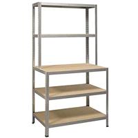 IRONSIDE 100855 Stellingkast compleet 200 kg Metaal, Hout Verzinkt Hout - thumbnail
