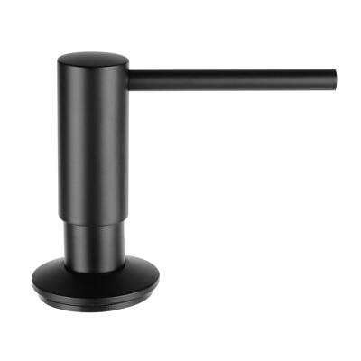 Mizzo zeeppomp Govaro Zwart Mat - Design Inbouw Zeepdispenser