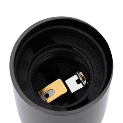 Lamphouders 2 st glanzend zwart E27 Lamphouders 2 st glanzend zwart E27