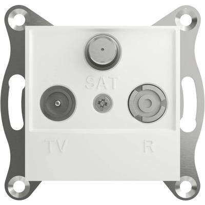 Schneider Electric EPH3570121D Televisie, radio, satelliet Asfora Wit (RAL 9003) 1 stuk(s)