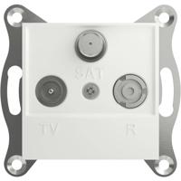 Schneider Electric EPH3570121D Televisie, radio, satelliet Asfora Wit (RAL 9003) 1 stuk(s) - thumbnail