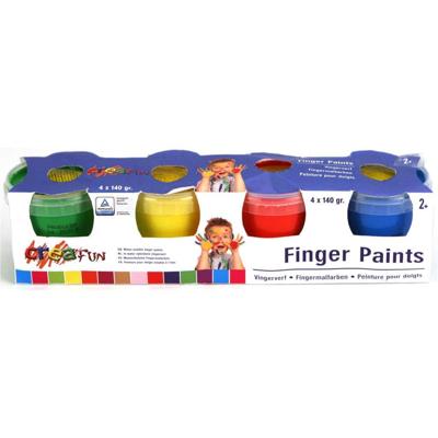 Creafun Vingerverf 4x140 Gram Creafun Vingerverf 4x140 Gram