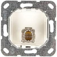 GIRA computeraansluiting RJ45 CAT 6A snijtechniek zuiver wit glanzend 569603 - thumbnail