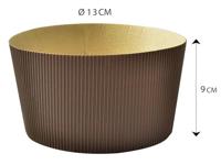 Patisse Papieren Panettone Vormen 13 cm 5 Stuks Bruin - thumbnail