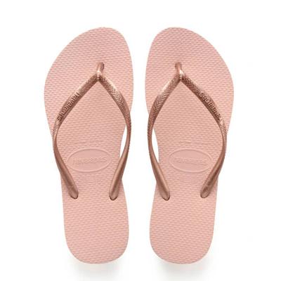 Havaianas Kids Slim teenslippers roségoud Havaianas Kids Slim teenslippers roségoud