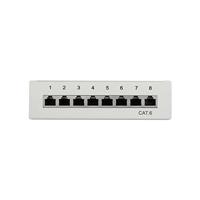 LogiLink NP0016A patch paneel, 8 poorten - thumbnail