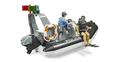 Bruder Politieboot met Politieagent