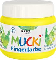 Creativ Company Mucki vingerverf, geel, 150 ml/ 1 doosje - thumbnail