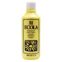Talens Ecola plakkaatverf flacon van 500 ml, citroengeel - thumbnail