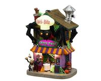 Lemax quick-bite spider diner verlicht huisje Spooky Town 2025 - thumbnail