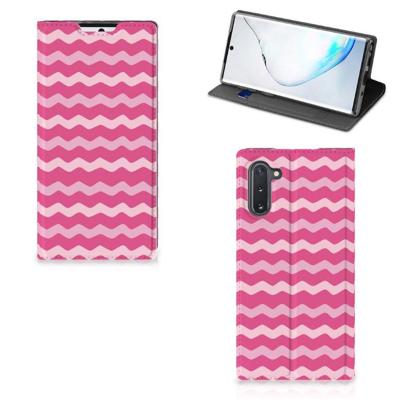 Samsung Galaxy Note 10 | Hoesje met Magneet | Waves Pink