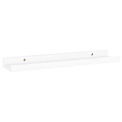 VidaXL Wandschappen 4 st 40x9x3 cm wit
