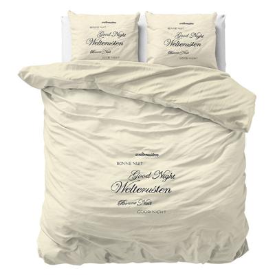 RoyalTextile - Welterusten Dekbedovertrek Micropercal - Crème - 240 x 220 RoyalTextile - Welterusten Dekbedovertrek Micropercal - Crème - 240 x 220