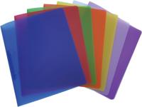 Alpha ringmap, voor ft A4, uit PP, 2 ringen van 25 mm, geassorteerde transparante kleuren - thumbnail