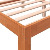 Bedframe zonder matras massief grenenhout wasbruin 150x200 cm - thumbnail