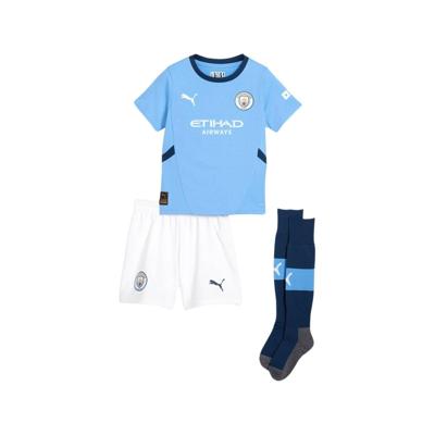 Manchester City Thuis Minikit 2024/2025 - Maat 104 - Kleur: WitBlauw | Soccerfanshop Manchester City Thuis Minikit 2024/2025 - Maat 104 - Kleur: WitBlauw | Soccerfanshop