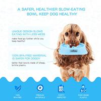 Nobleza Anti schrok bak voor hond - Vierkant - 20x20 cm - Blauw - thumbnail