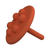 Clou Waterstop Mini Wash Me Siliconen Oranje - thumbnail