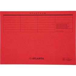 Vouwmap Secolor A4 100% gerecycled karton 250gr rood | 250 stuks