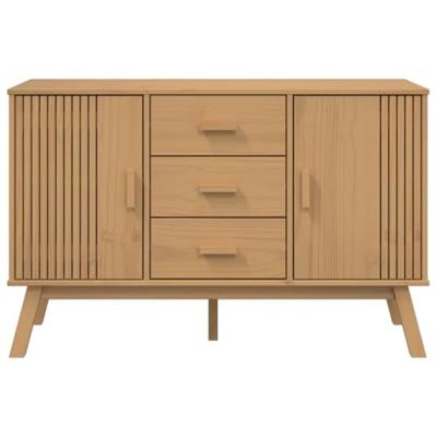 Dressoir OLDEN 114x43x73,5 cm massief grenenhout bruin