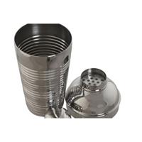 Cocktail Set Home ESPRIT Zilverkleurig Roestvrij staal 500 ml 8 x 8 x 21 cm - thumbnail