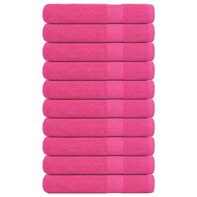 VidaXL Handdoeken frogn 10 st 100x200 cm 360 g/m² roze VidaXL Handdoeken frogn 10 st 100x200 cm 360 g/m² roze