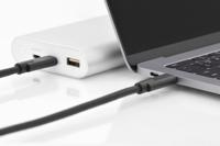 Digitus AK-300139-010-S USB-kabel USB 3.2 Gen1 USB-C stekker, USB-C stekker 1.00 m Zwart Afgeschermd (dubbel) - thumbnail