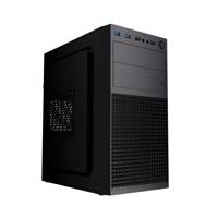Gembird Minitower computerbehuizing Fornax K300, Micro-ATX, 2x USB 3.0 + 2x USB 2.0, zwart - thumbnail