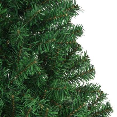 VidaXL Kunstkerstboom groen 180 cm pvc en staal en kunststof VidaXL Kunstkerstboom groen 180 cm pvc en staal en kunststof
