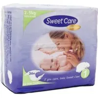 Sweetcare Sweetcare Premium Newborn Maat 1 2-5kg (36st) - thumbnail